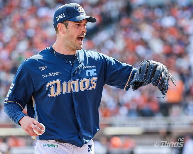 NC 다이노스와 곧 결별할 드류 버하겐. 사진제공=NC 다이노스