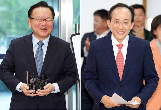 대구에서 격돌하게 된 김부겸(왼쪽)와 추경호. 연합뉴스