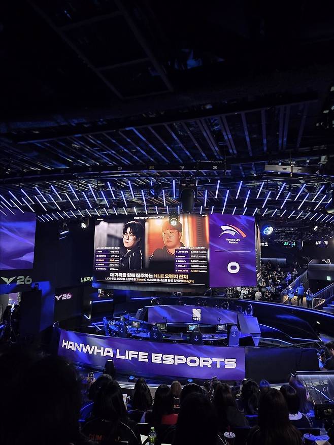 '청년재단 커넥팅 프로그램 리트릿 with 한화생명 – e스포츠 인사이드 데이' 행사의 일환으로 LCK 정규리그 현장을 방문했다. 청년재단 제공