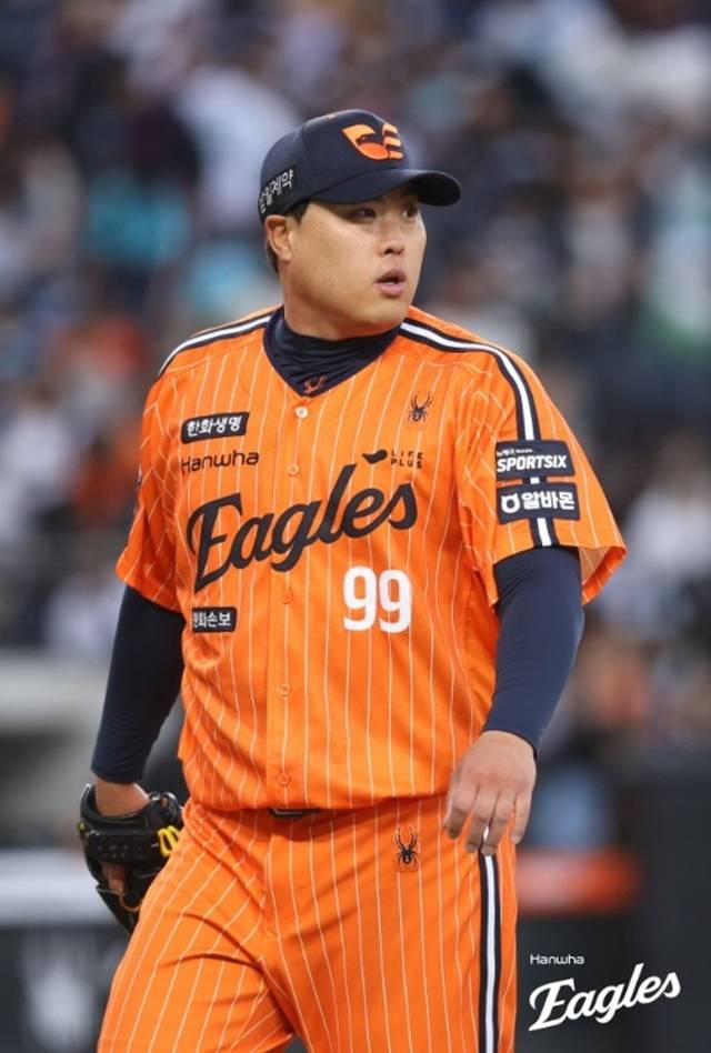 24일 대전 NC전에서 다소 흔들린 류현진. 사진=한화 제공