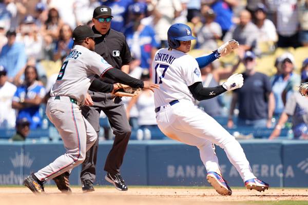 다저스는 9회 만루 기회를 허무하게 날렸다. 사진= AP= 연합뉴스 제공