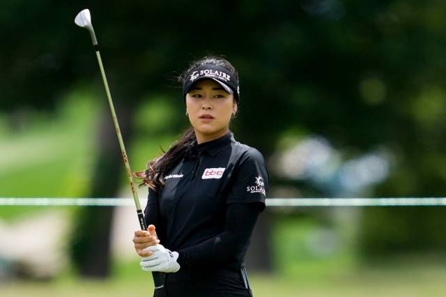 LPGA투어에서 경기 중인 윤이나. AP뉴시스