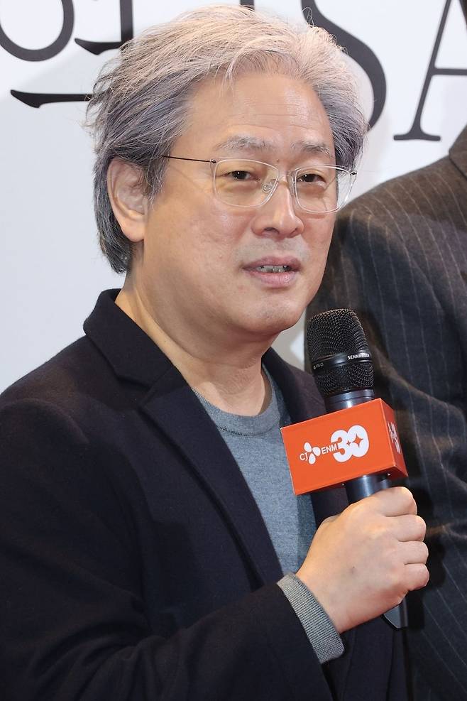 장윤석 감독의 무죄를 탄원한 박찬욱 감독. [연합]