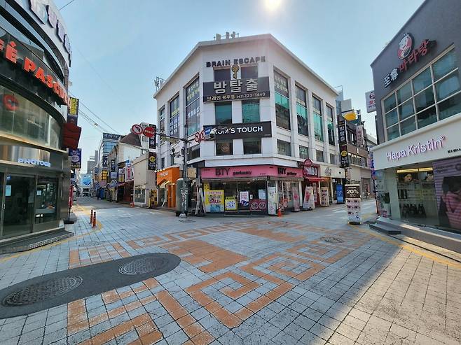 지난 27일 오전 광주광역시 충장로 일대. 광주=이영기 기자.