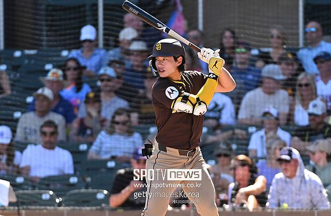 ▲ 송성문은 샌디에이고의 고액 연봉자들에 밀려 메이저리그 로스터 합류의 기회조차 얻지 못하고 있다