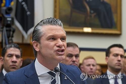 피트 헤그세스 미국 국방부(전쟁부) 장관 [워싱턴 AP=연합뉴스. 재판매 및 DB 금지]