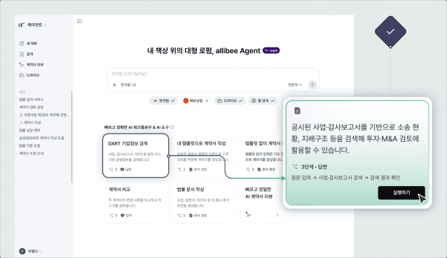 BHSN 플랫폼 '앨리비'를 도입한 CJ제일제당과 한화솔루션은 계약서 검토 시간을 약 67% 줄였다. (사진=BHSN)