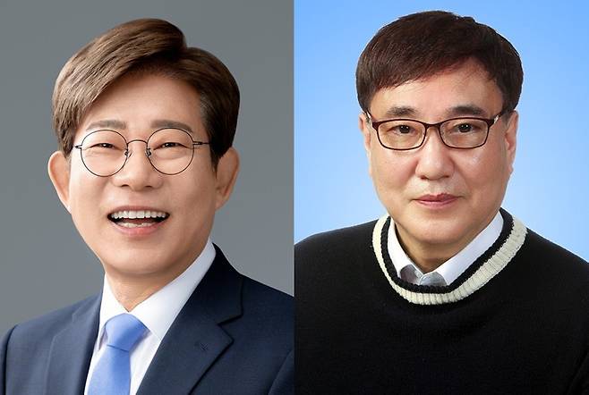 김성근·조동욱 후보. 충북선관위 제공