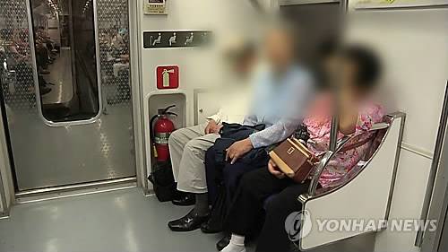 노약자석 [연합뉴스TV 캡처]
