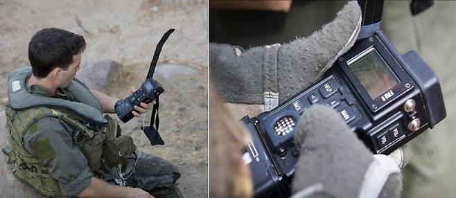 미 육군 UH-60 블랙호크 헬기 조종사가 CSEL 무전기를 조작하고 있다. 미 핸스컴 공군 기지·미 공군 공식 홈페이지