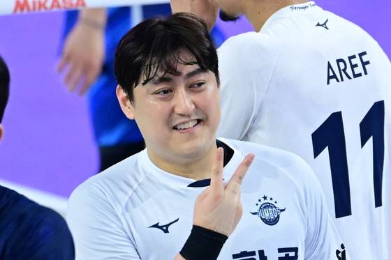 대한항공에서 뛰다 삼성화재로 돌아온 세터 유광우. KOVO 제공&nbsp;