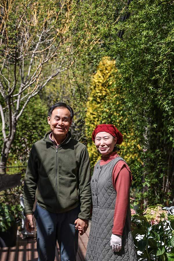 수목원을 운영하는 김건영 이경애 부부.