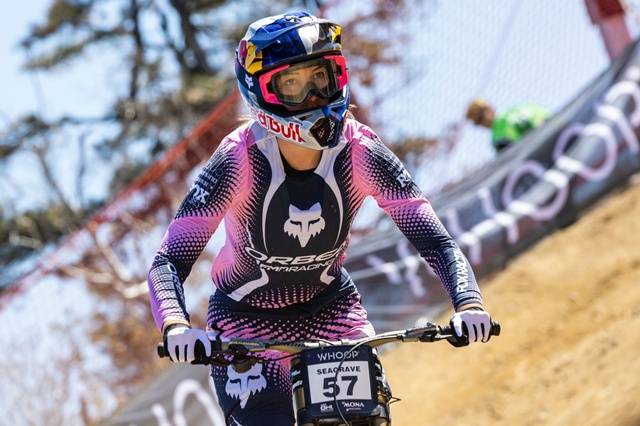 2026 WHOOP UCI 마운틴바이크 월드시리즈를 앞두고 연습하는 선수들. /사진=WBD 스포츠 제공