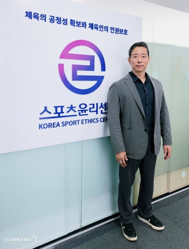 한민수 스포츠윤리센터 이사장 직무대행. /사진=김우종 기자