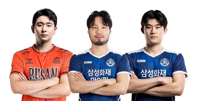 왼쪽부터 노재욱, 부용찬, 박태성. /사진=OK저축은행 제공