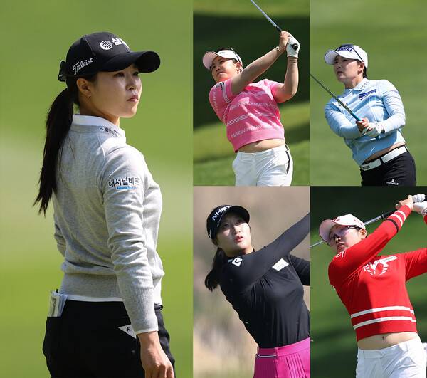 2026년 한국여자프로골프(KLPGA) 투어 신설 대회인 제1회 DB 위민스 챔피언십에 출전한 고지원, 유서현2, 이다연, 김시현, 유현조 프로. 사진제공=KLPGA (사진을 무단으로 사용하지 마십시오.)