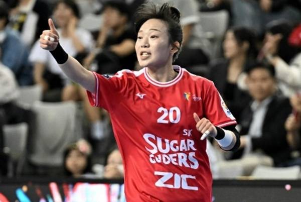 사진 결승 골을 넣은 SK슈가글라이더즈 김하경