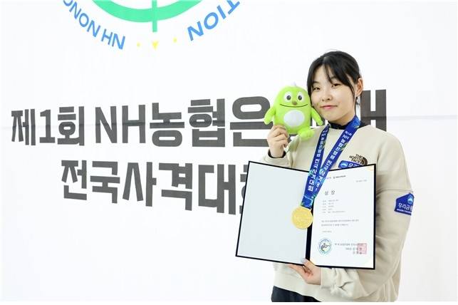 여자 소총 50ｍ 복사 한국 신기록을 세운 김선자 [대한사격연맹 제공. 재판매 및 DB 금지]