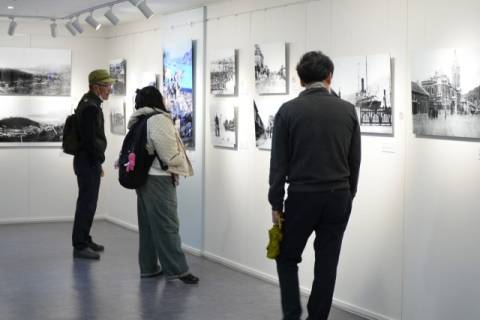 부산항 개항 150년, 부산 원도심의 추억 전시 장면. 부산시설공단 제공