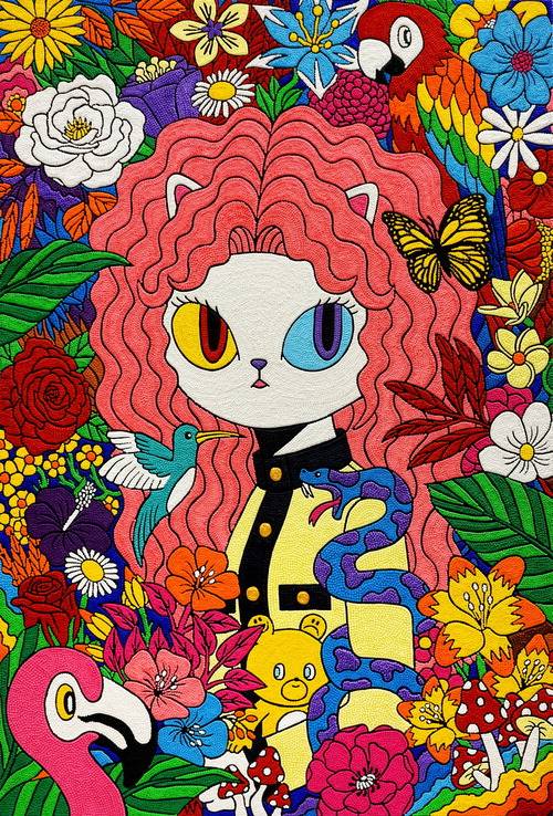 쿤의 'a flower is not a flower'. 더샵갤러리