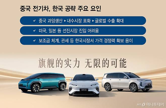 중국 전기차, 한국 공략 주요 요인. 이미지는 BYD 오션 시리즈 라인업. /그래픽=이지혜