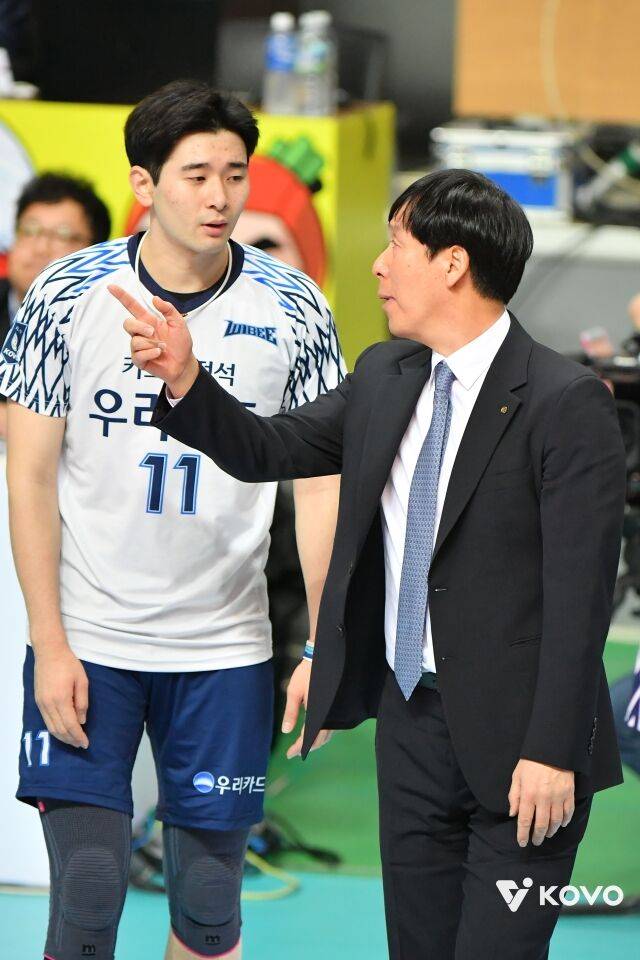 노재욱이 신영철 감독과 재회했다./KOVO