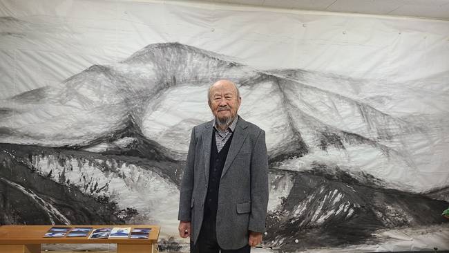 조평휘 화백. 김달진 미술자료박물관 제공