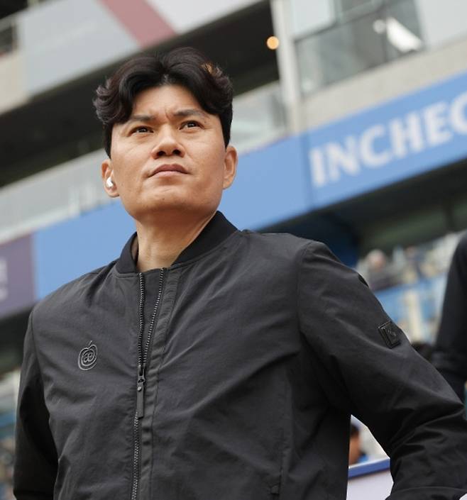 정경호 강원FC 감독. 프로축구연맹 제공