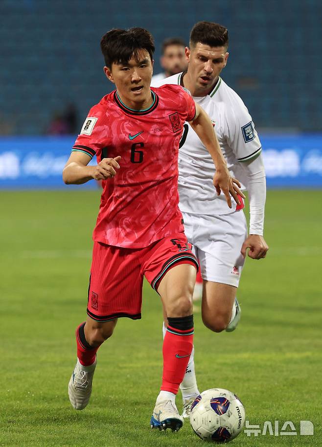 한국 축구대표팀 미드필더 황인범. /사진=뉴시스