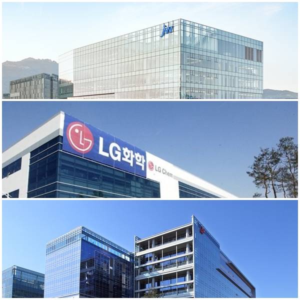 JW중외제약, LG화학, SK케미칼. /각 사 제공