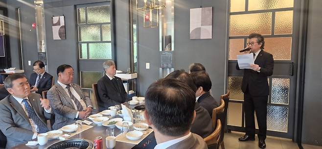 현장에서는 광명시협 추민호 간사의 사회로 행사가 진행됐으며, 참석자 소개는 박연환 부의장이 맡았다./ 민주평통 경기 제공