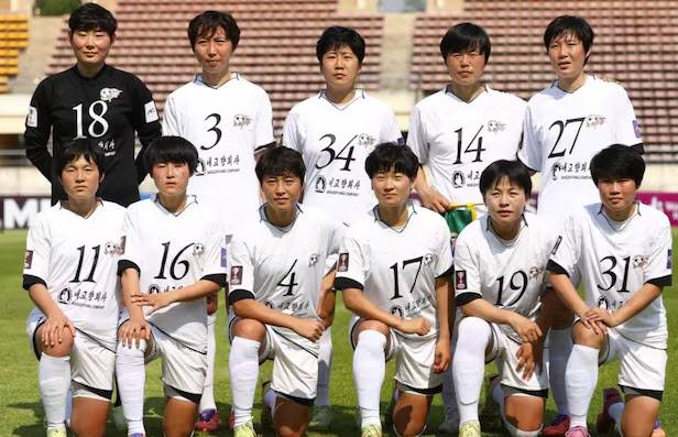 오는 20일 수원에서 수원FC 위민과 경기를 치르는 북한 내고향여자축구단. 사진=AFC