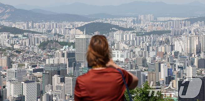 서울 남산에서 바라본 아파트 단지 모습. 2026.4.29 ⓒ 뉴스1 임지훈 인턴기자