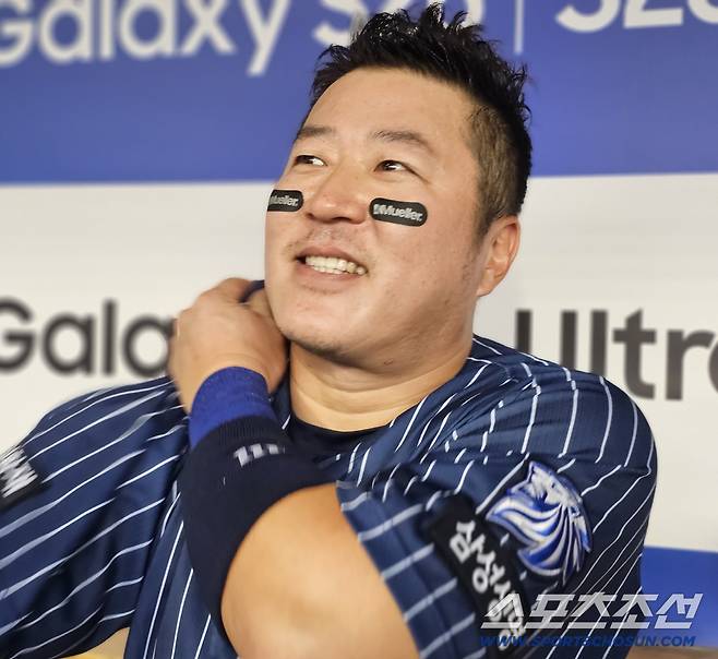개인통산 최다안타 1위에 오른 최형우. 대구=스포츠조선 정현석 기자 hschung@sportschosun.com