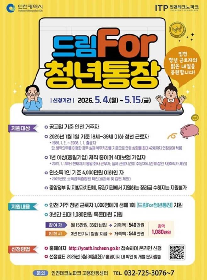 드림포청년통장, 신청방법 및 서류·소득조건&nbsp;