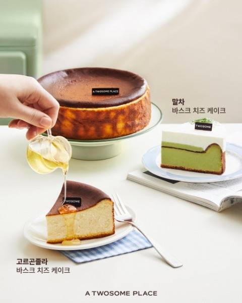 투썸플레이스의 ‘바스크 치즈 케이크’ 라인업. 투썸플레이스