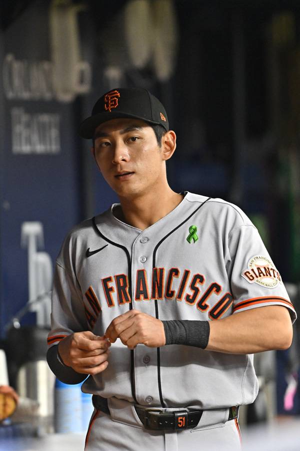 이정후는 많은 일을 하지 못했다. 사진= Pablo Robles-Imagn Images= 연합뉴스 제공