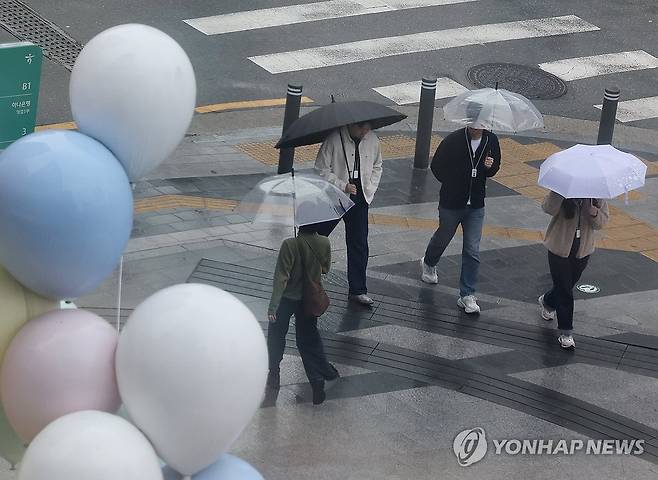 비 내리는 서울 [연합뉴스 자료사진]