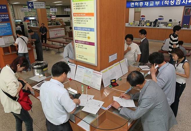 서울의 한 운전면허시험장. 사진=연합뉴스(해당 기사와 관련 없음)