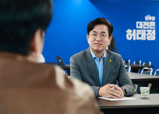 허태정 대전시장 예비후보, 5개 자치구 맞춤형 공약 발표