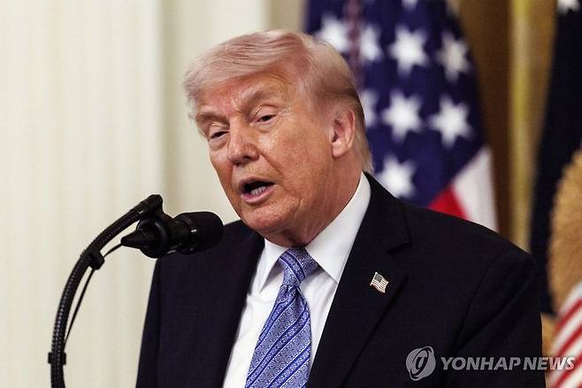 도널드 트럼프 미국 대통령. 연합뉴스