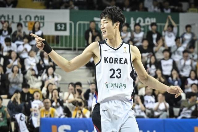 이원석은 마줄스 감독의 개인 연락을 통해 최근 ‘비공식’ 대표팀 훈련을 소화한 것으로 알려졌다. 사진=대한민국농구협회 제공