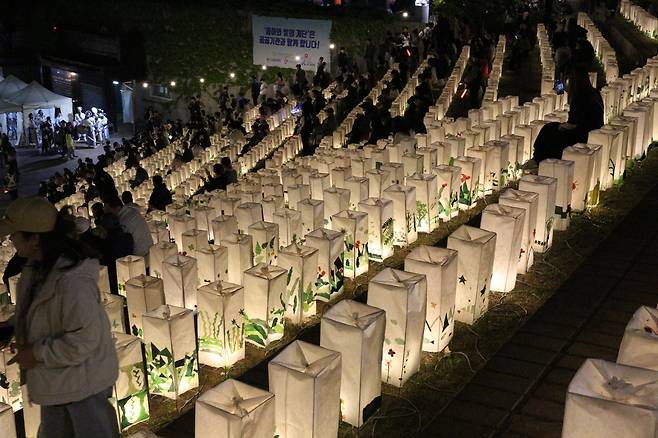제28회 원주한지문화제 종이와 빛의 계단