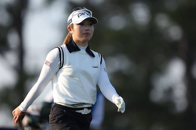 JLPGA 평균 타수 1위에 올라 있는 사쿠마 슈리. 사진 제공=AFP연합뉴스
