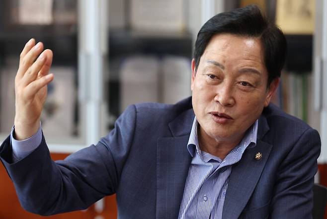 김선교 국민의힘 의원이 4월29일 국회 의원회관에서 시사저널과 인터뷰를 하고 있다. ⓒ 시사저널 박은숙