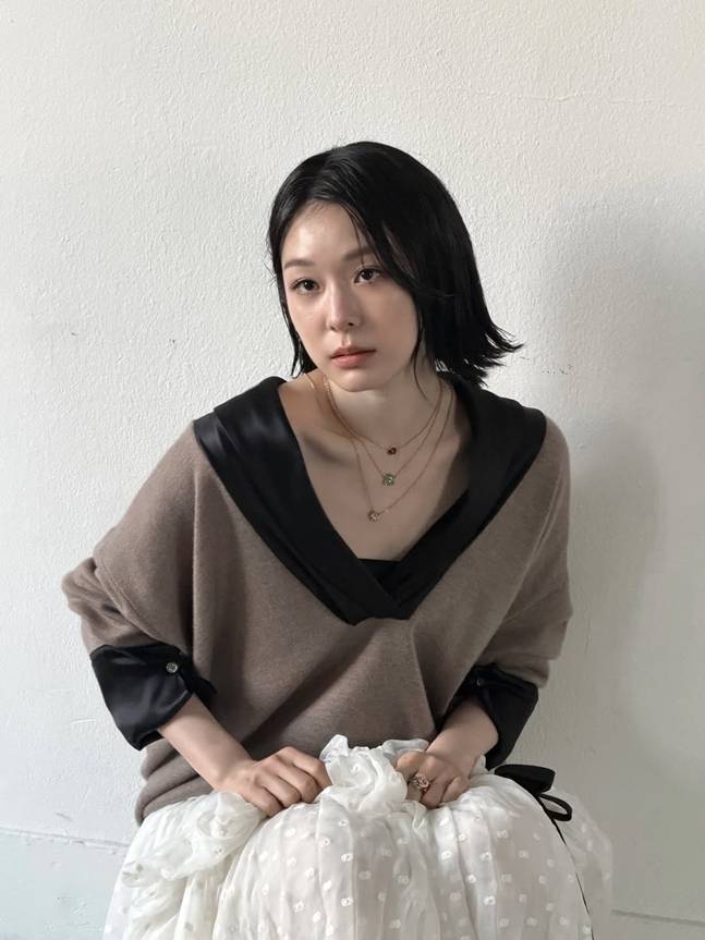 단발로 변신한 김연아. /사진=김연아 공식 SNS
