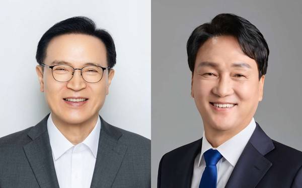 경기도교육감 임태희 예비후보(왼쪽)와 안민석 예비후보. [사진=각 후보 캠프]