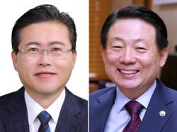 민주당 장기수(왼쪽), 국민의힘 박찬우 후보.