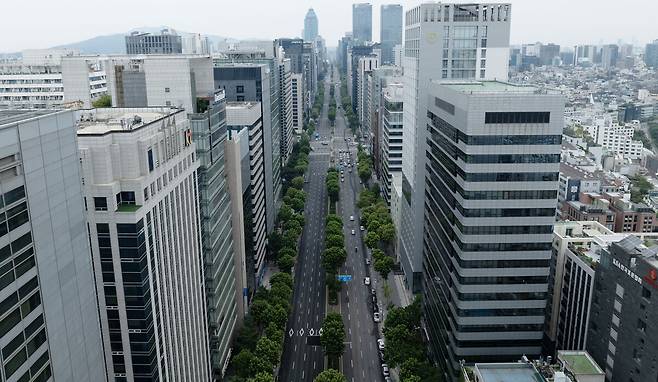서울 강남구 테헤란로. 연합뉴스