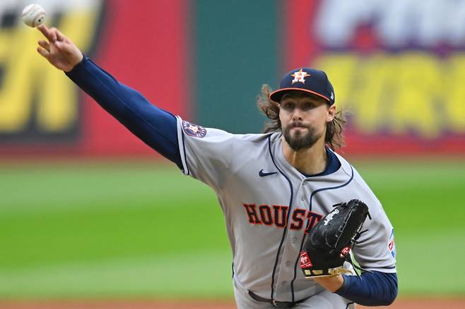 MLB 휴스턴에서 선발로 등판한 한화 출신 와이스. AP=연합뉴스